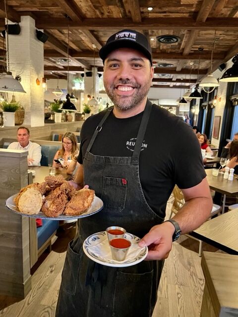 Chef Art Smith Executive Chef Hector Guerrero. (Candace Jordan photo)
